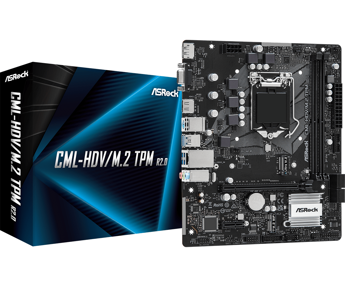 ASRock > CMLHDV/M.2 TPM R2.0
